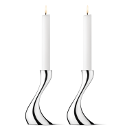Georg Jensen Cobra lysestage, lille - 2 stk.