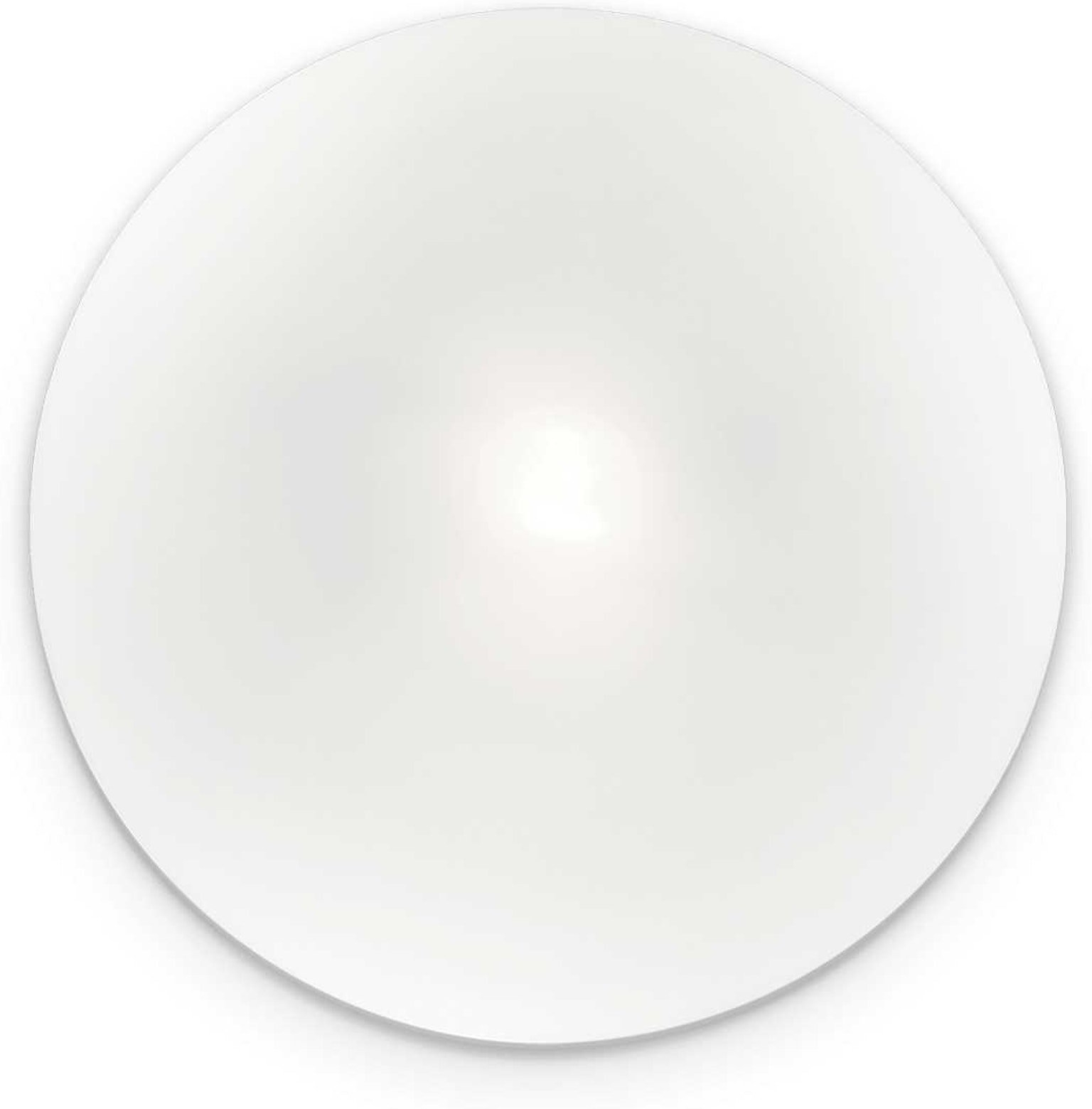 Væglampe Ideal Lux Smarties Ø14xD8 cm hvid syreætset glas med G9-fatning inkl. pære 300 lm 3000K