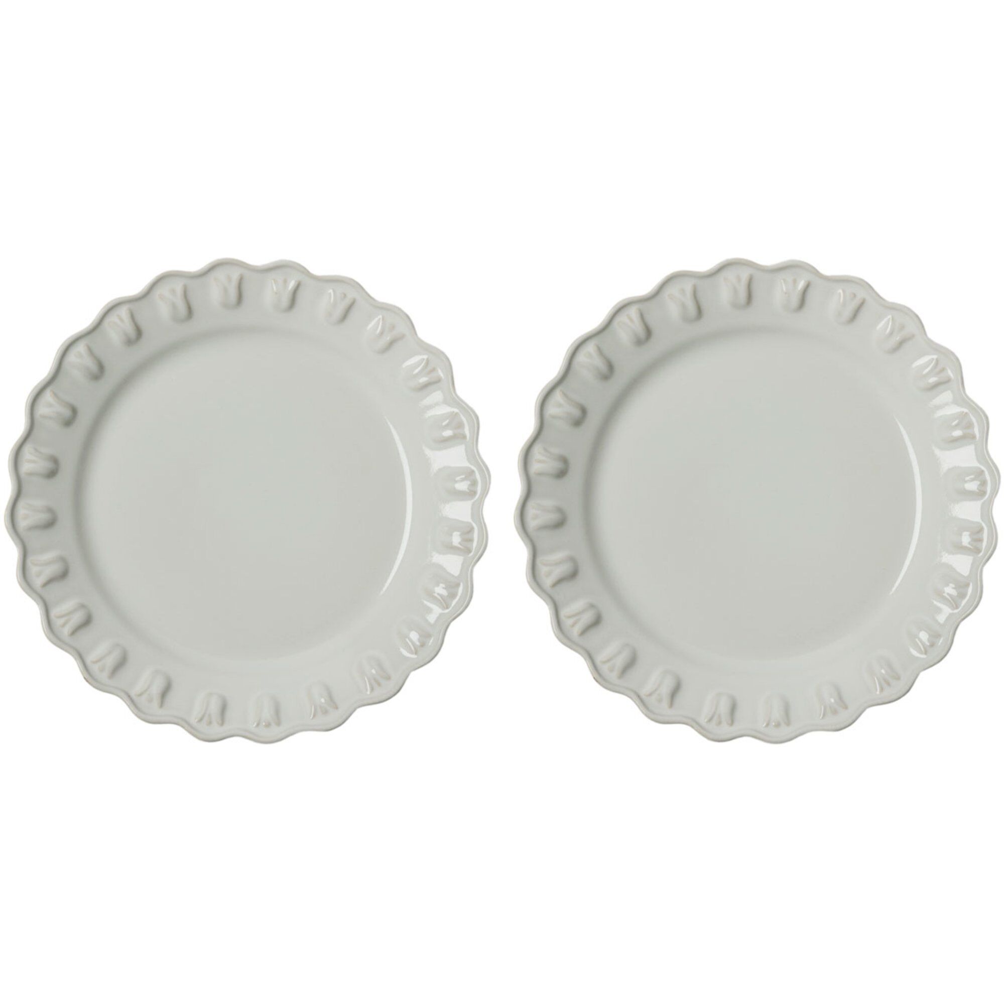 Potteryjo Tulipa asiet 20 cm, 2-pak, hvid