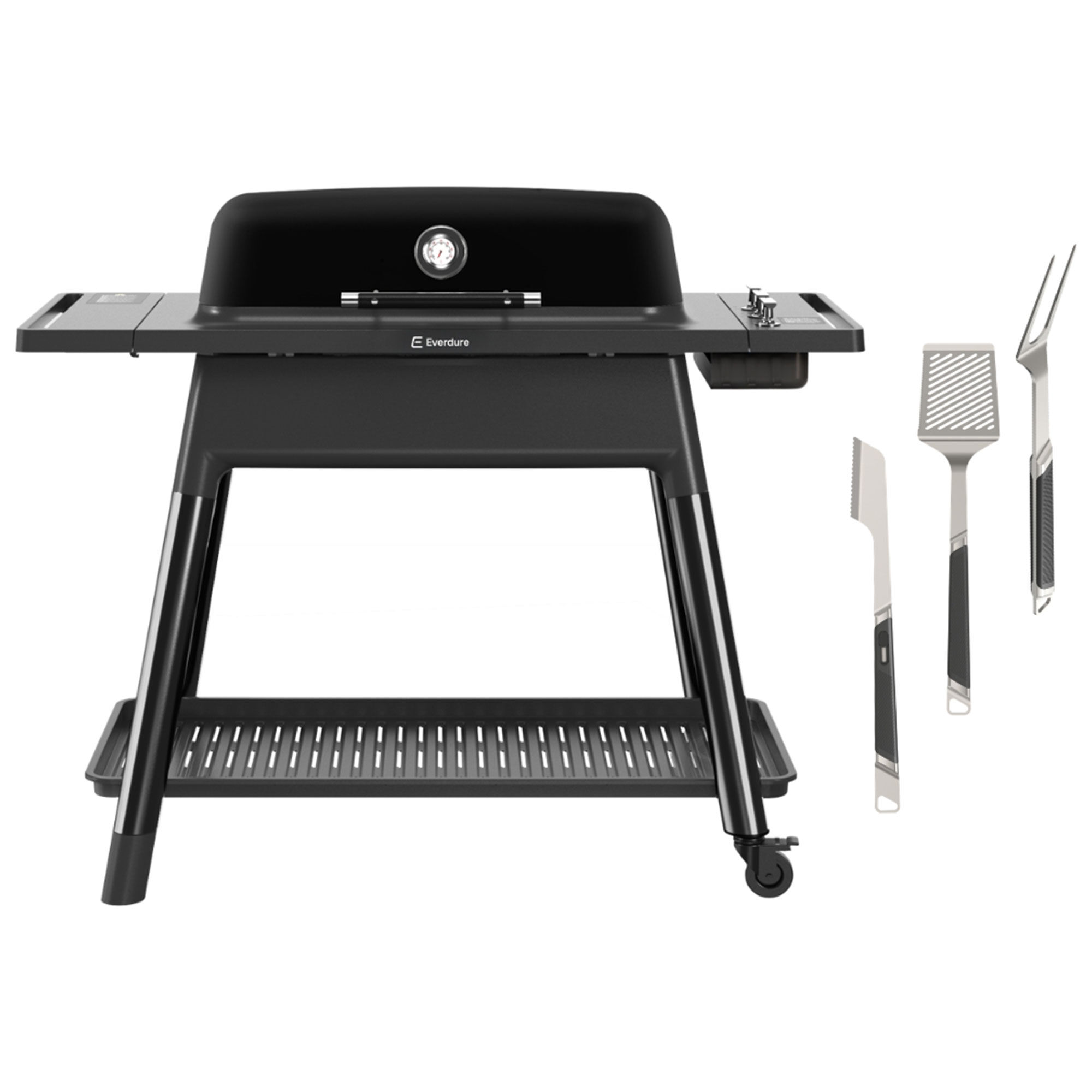 Everdure FURNACEâ¢ Gen III gasgrill med Premium Toolkit, sort
