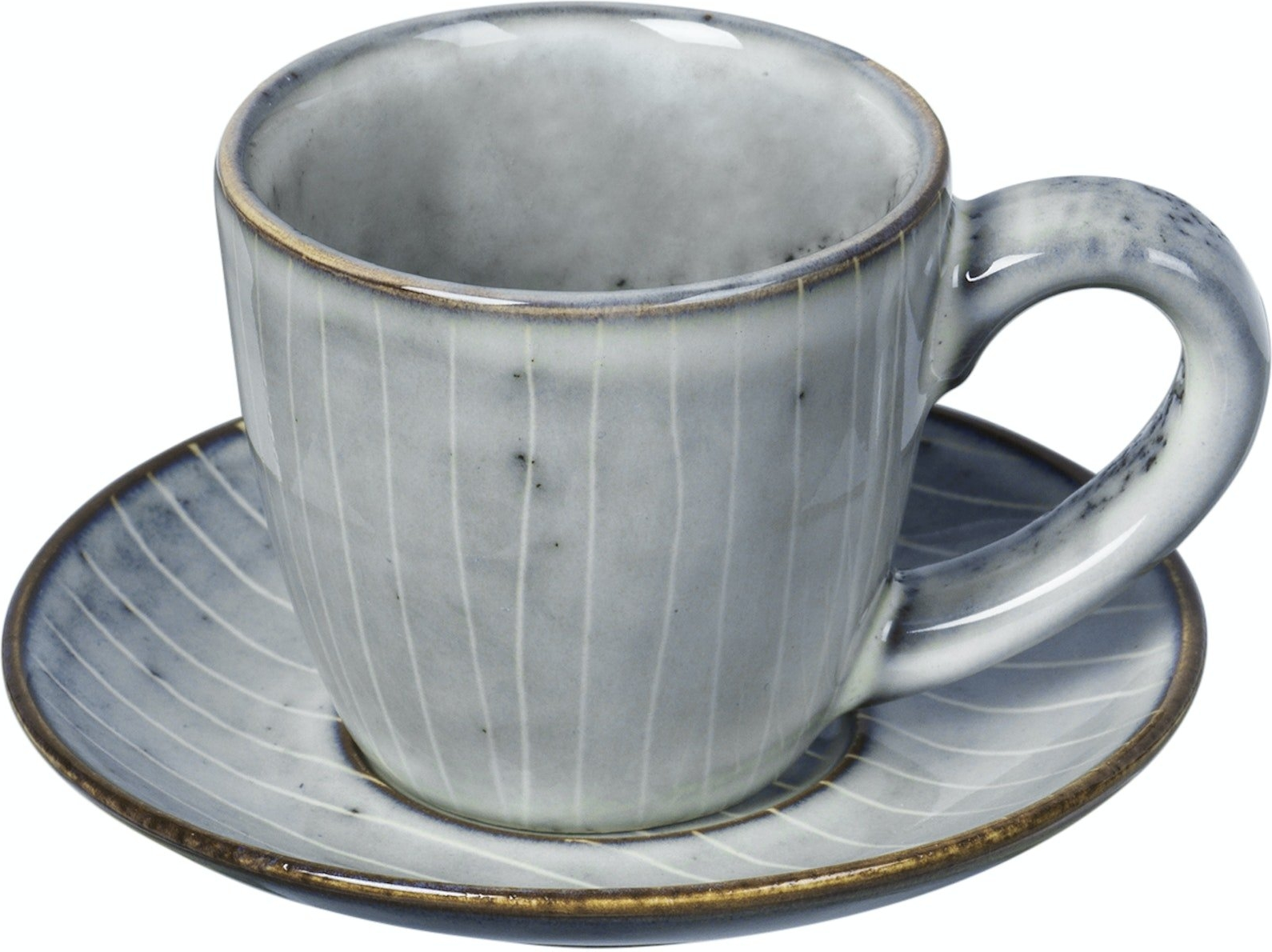 Espressokop Broste Copenhagen Nordic Sea 5 cl blå stentøj