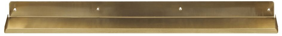Væghylde House Doctor Ledge messing jern 80 x 11,5 x 4 cm