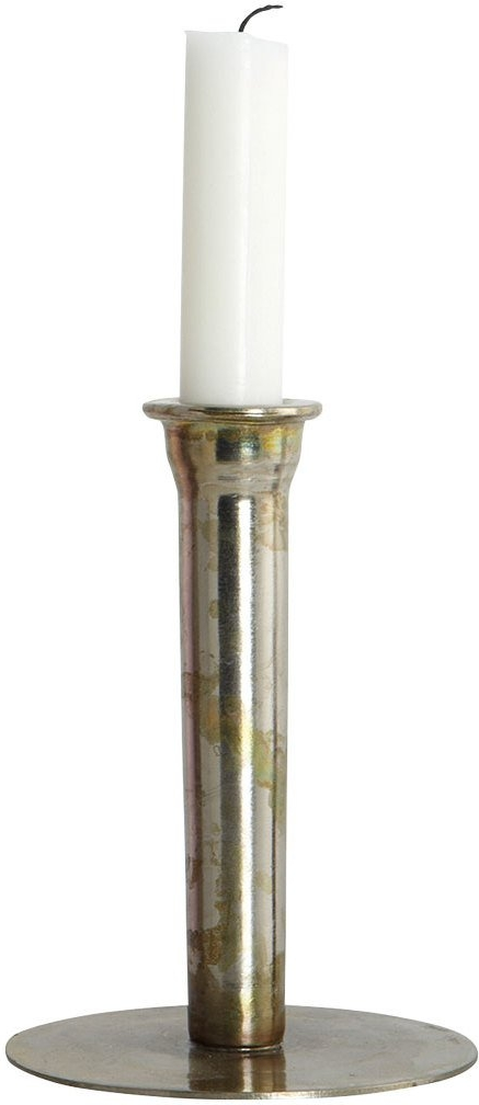 Lysestage House Doctor Antique Ø10 x H14 cm jern metallisk finish antik charme