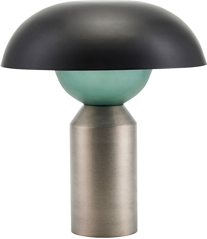 Bordlampe House Doctor Little Fellow natur/sølv Ø30xH35 cm  -  dekorativ skrivebordslampe