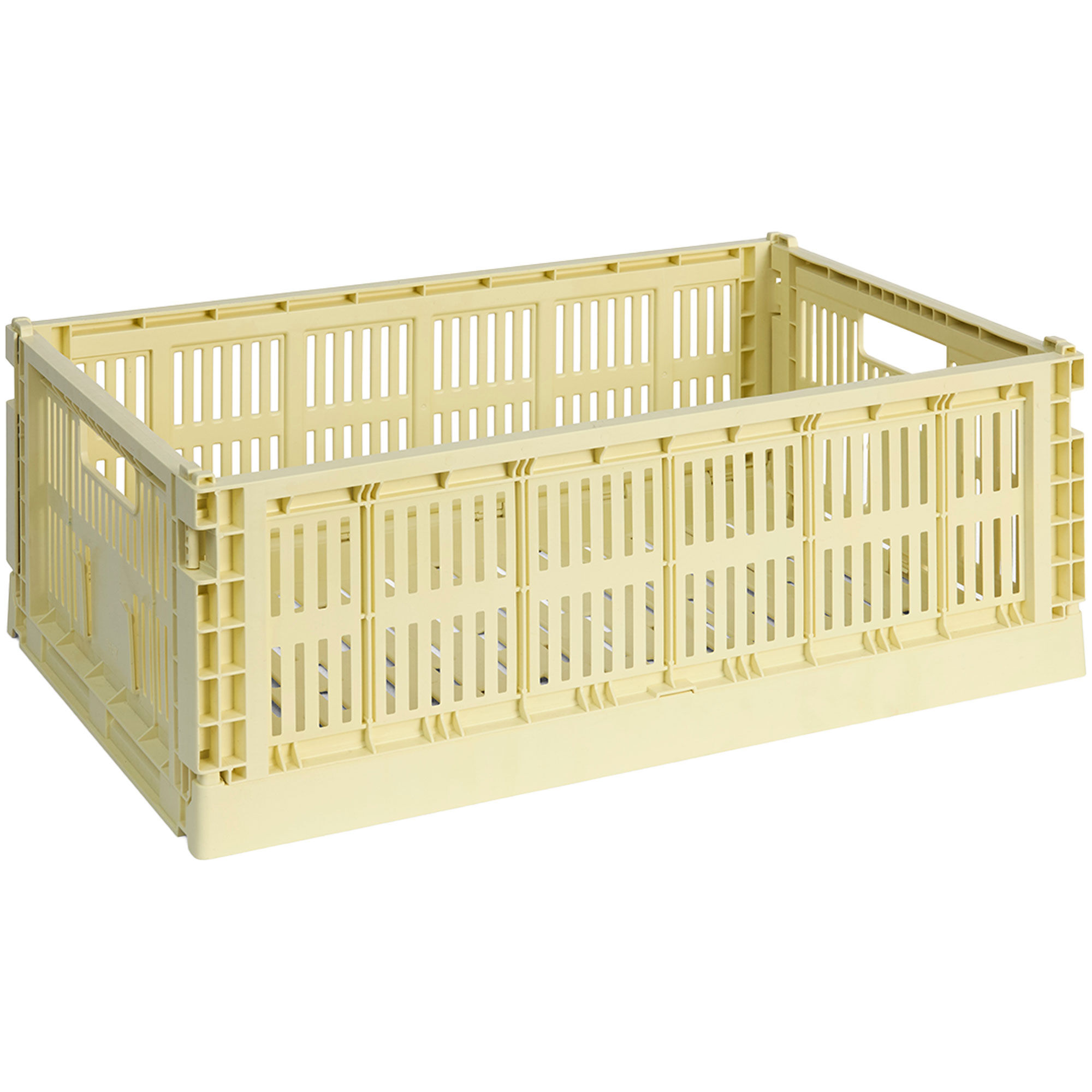 HAY Colour Crate Large Opbevaringskasse, lysegul