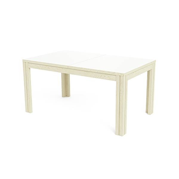 Skovby SM23 spisebord - Hvidolieret eg - Hvid laminat