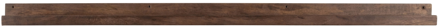Billedhylde WOOOD Studio i mangotræ valnød-brun væghylde H5 x B120 x D10 cm