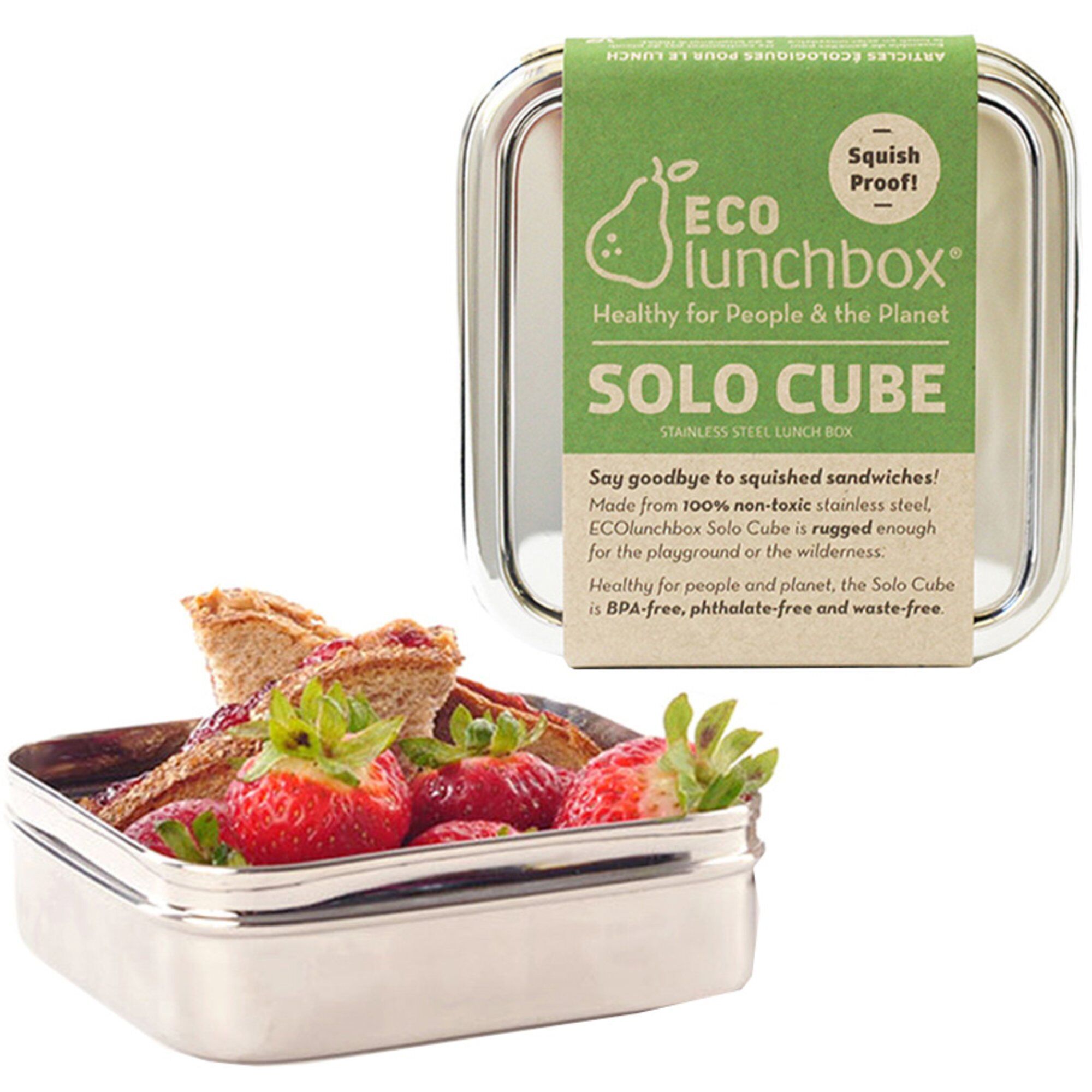 Eco lunchbox Solo Cube madkasse
