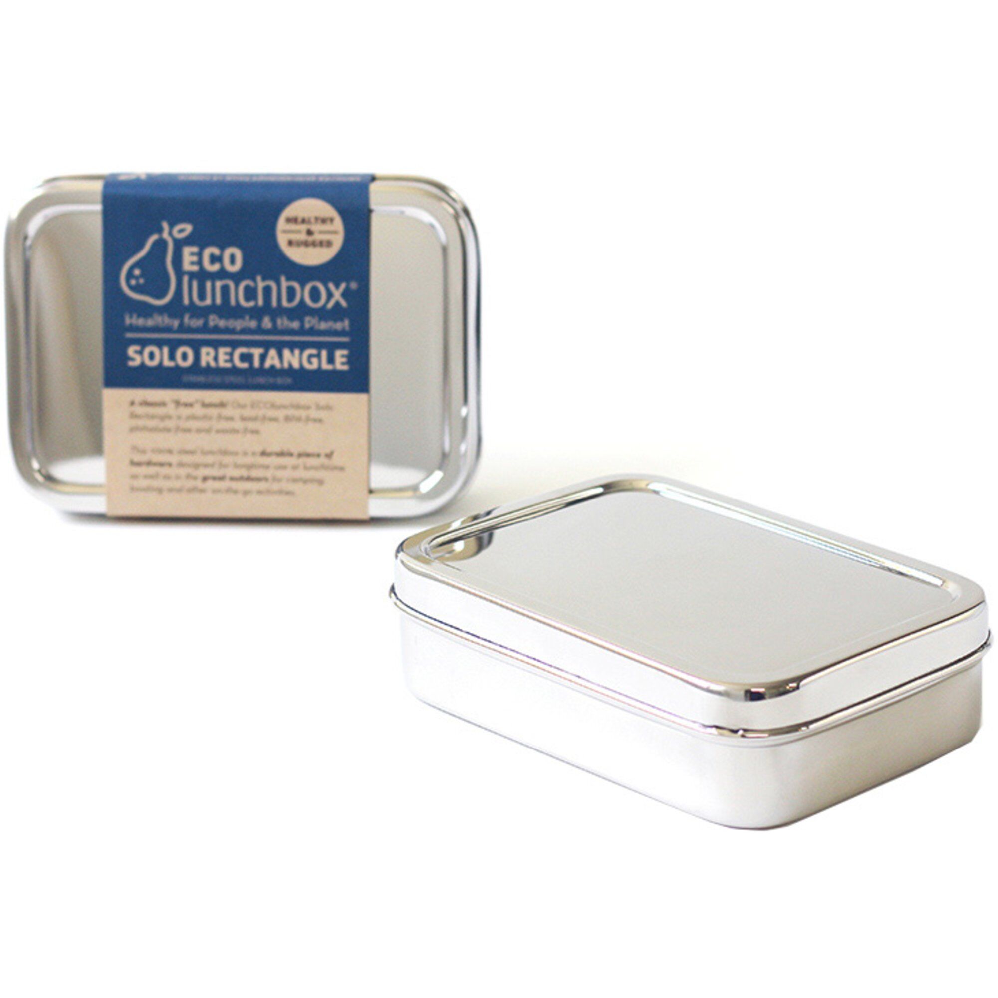 Eco lunchbox Solo Rectangle madkasse