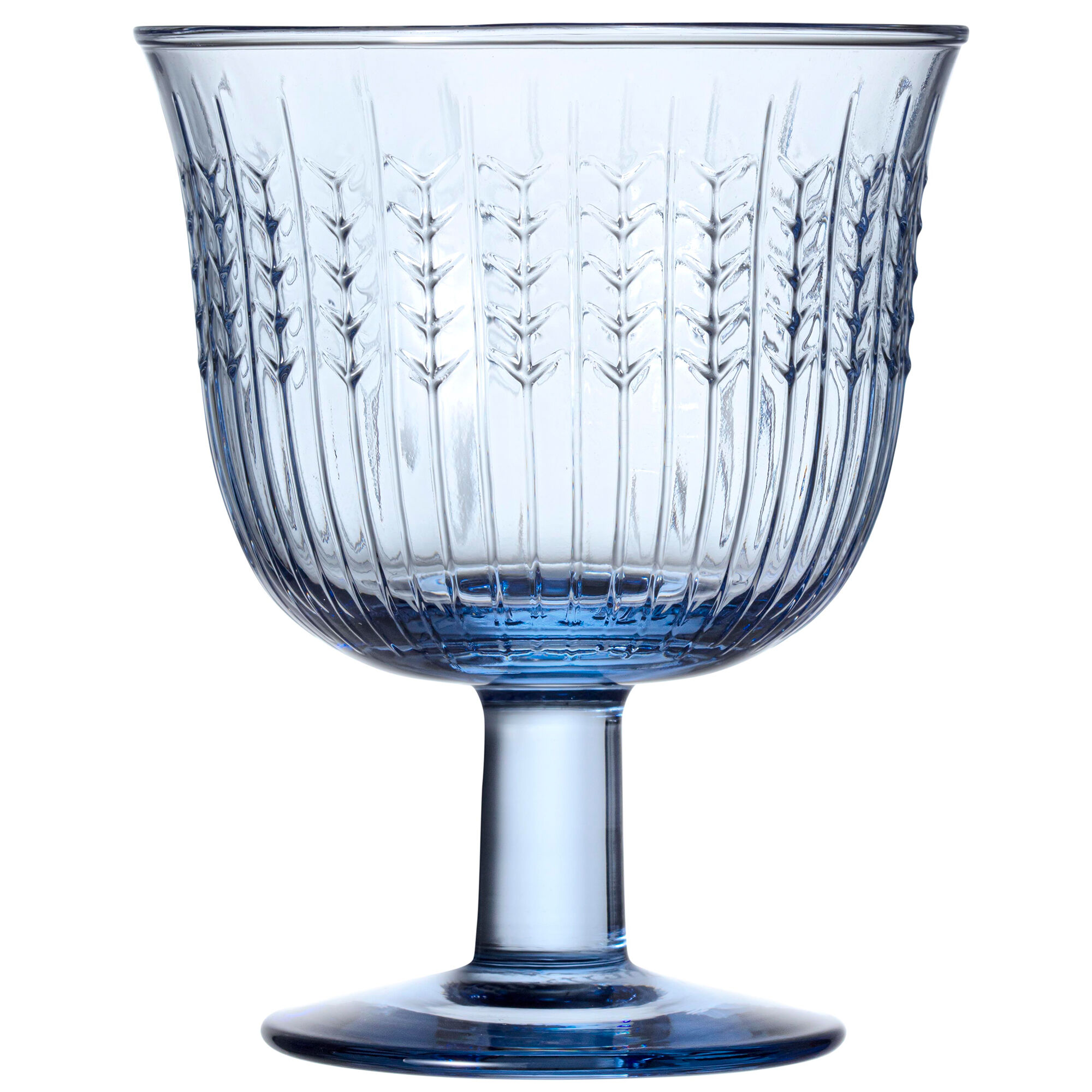 Rörstrand Swedish Grace glas med fod 25 cl 2-pak, blå