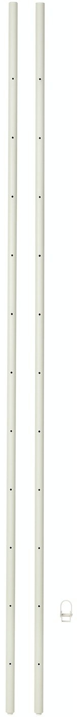 Reolben Broste Copenhagen Nobuko hvidt jern Ø2,5 cm H195 cm
