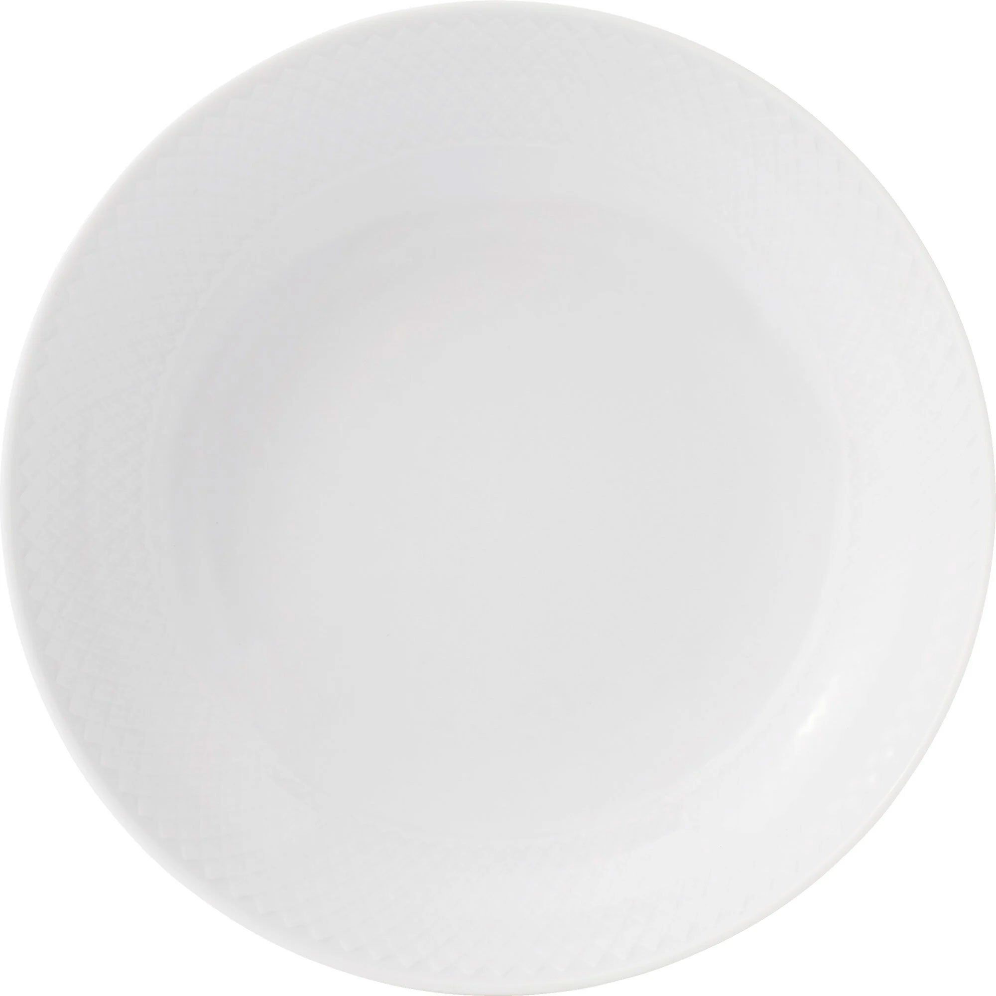 Lyngby porcelæn Rhombe dyb tallerken, 20 cm.