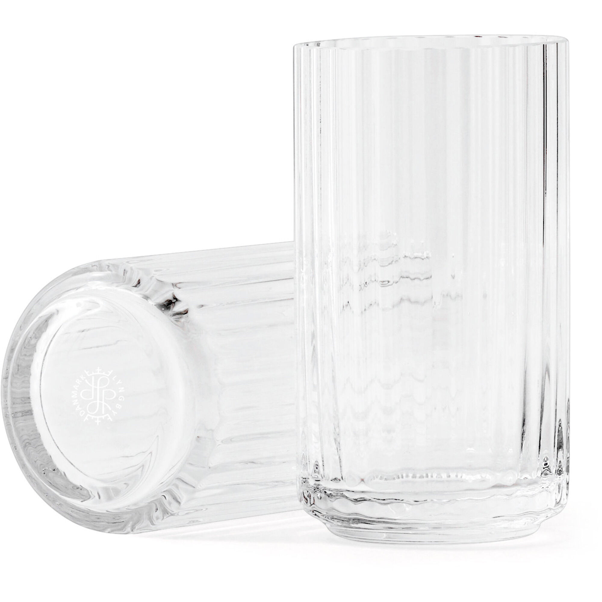 Lyngby porcelæn Lyngbyvasen 31 cm., glas - klar
