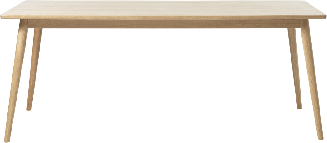 Spisebord Nordique Design Barrali egetræ natur 190 x 90 cm med udtræksplade