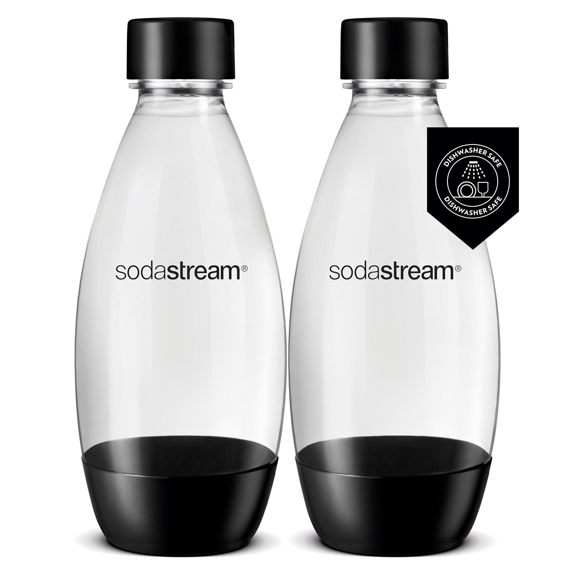 Sodastream Fuse flaske 2x0,5 liter, sort