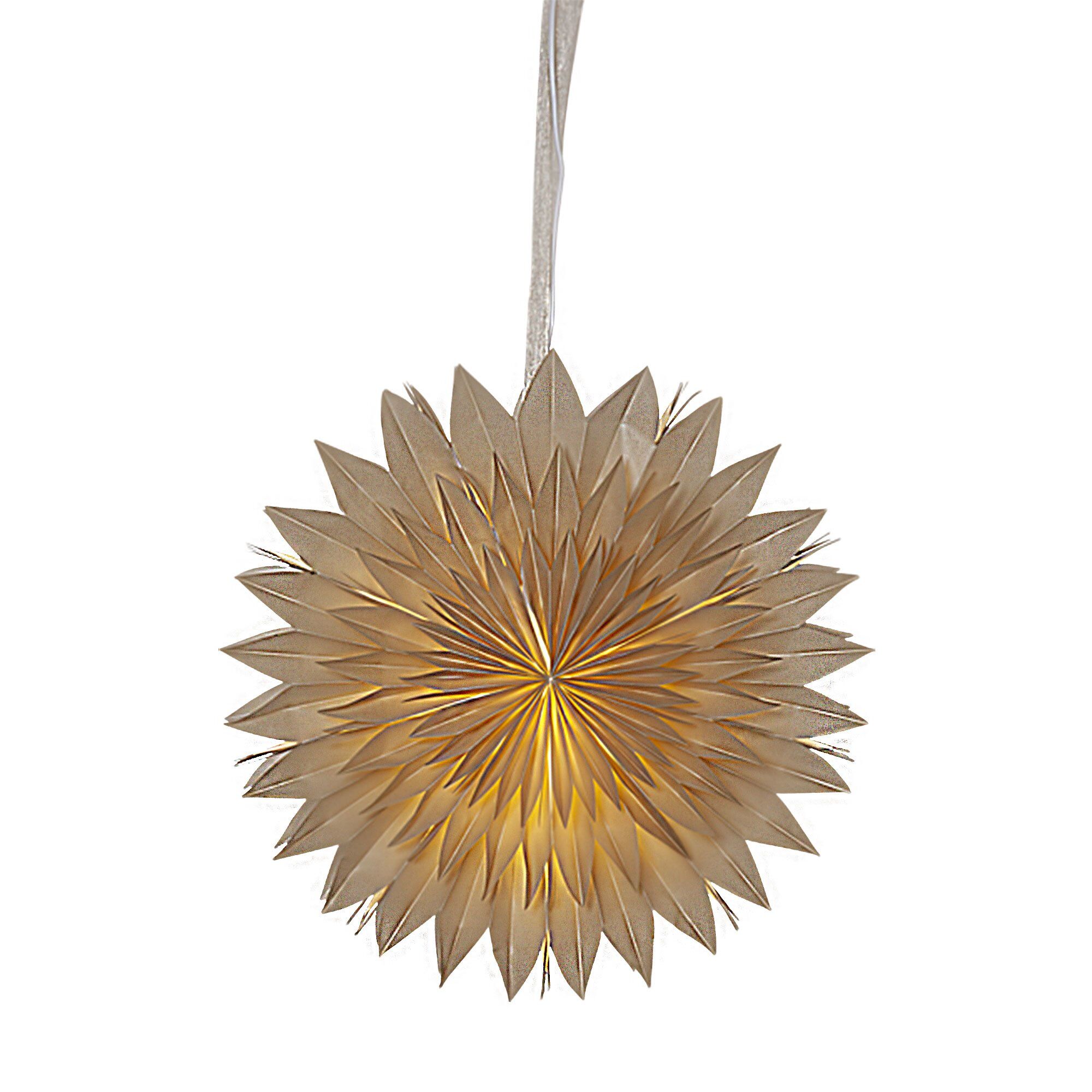 Star trading Dis papirsstjerne, 50 cm, beige