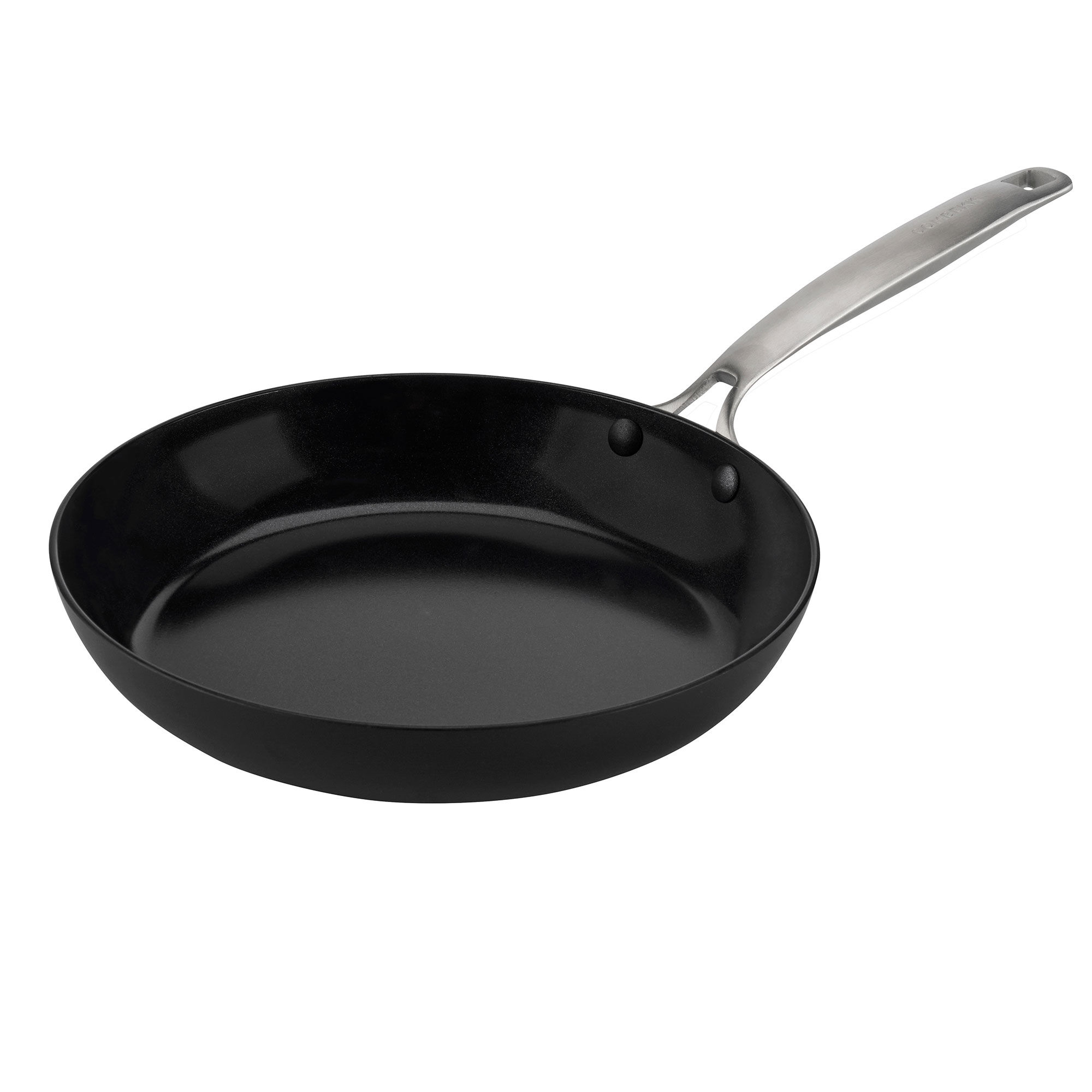 Combekk Stegepande med stålhåndtag Ø28 cm, sort