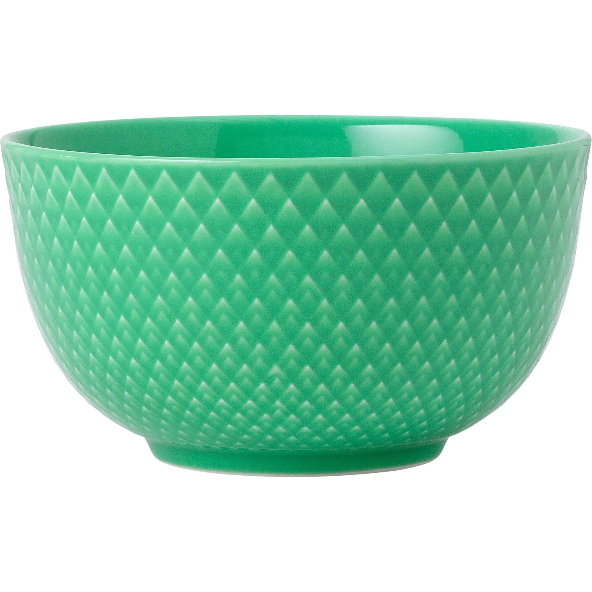 Lyngby porcelæn Rhombe Color Skål 11 cm Grøn
