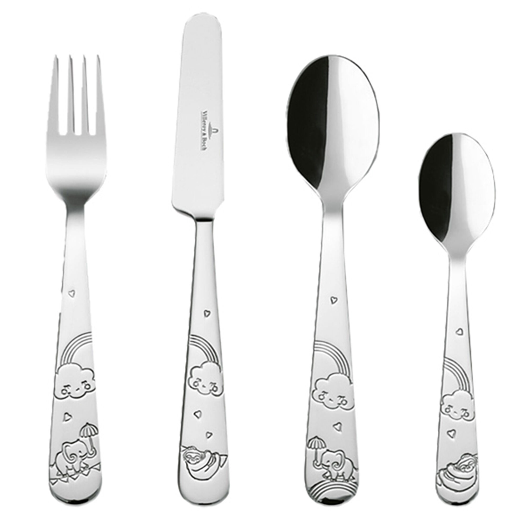 Villeroy & boch Elephant børnebestiksæt 4 dele