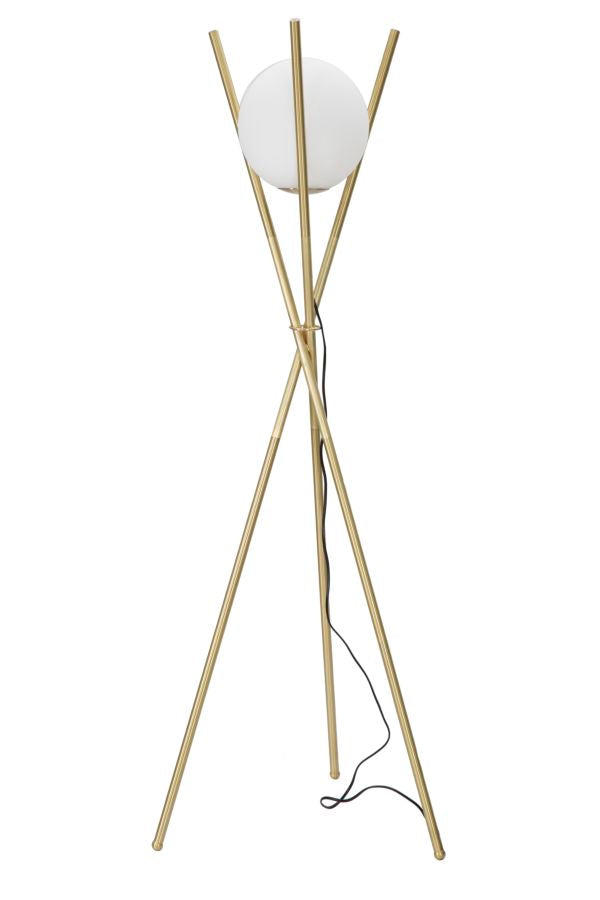 Glam lampe i jern og glas  -  55x155 cm