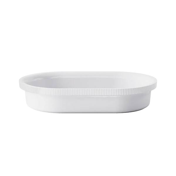 Georg Jensen Bernadotte ovnfast fad, oval : Erling Christensen Møbler