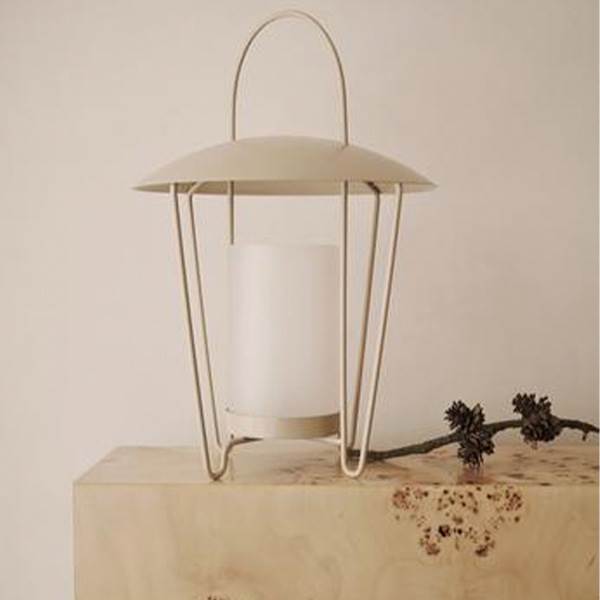 Ferm Living Abri lantern - Cashmere : Erling Christensen Møbler