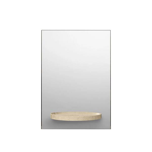 Ferm Living Symmetry spejl - Travertine : Erling Christensen Møbler