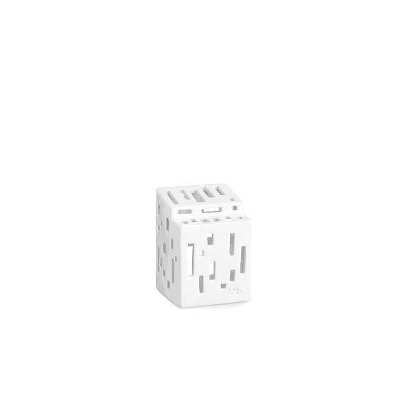 Kahler Kähler Urbania Lyshus Functio - Hvid - H9 cm. : Erling Christensen Møbler  : Erling Christensen Møbler