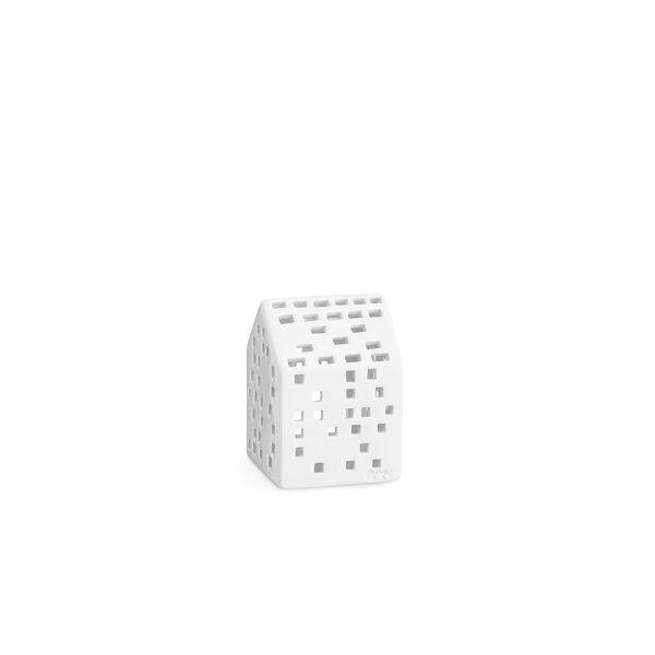 Kahler Kähler Urbania Lyshus Klassisk - Hvid - H9,5 cm. : Erling Christensen Møbler  : Erling Christensen Møbler