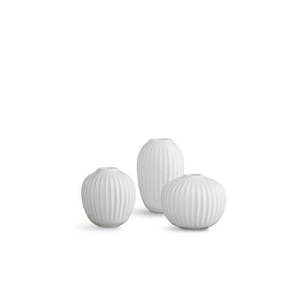 Kahler Kähler Hammershøi Vase - Hvid - H8,5 cm. : Erling Christensen Møbler  : Erling Christensen Møbler