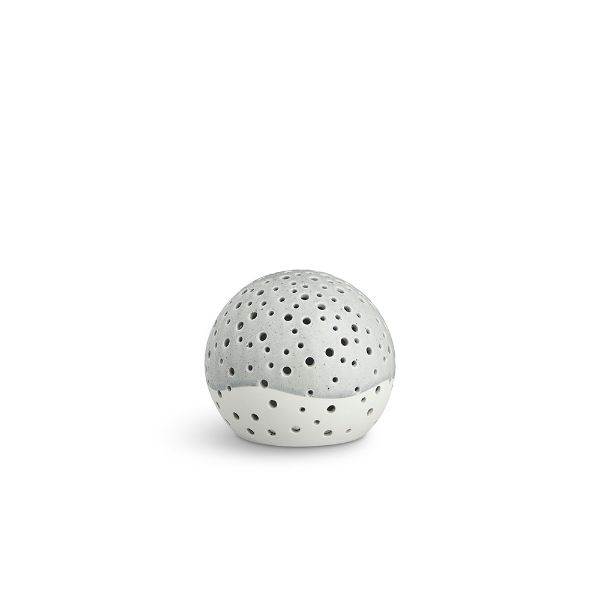 Kahler Kähler Nobili Fyrfadsstage - Grey - H10,5 cm. : Erling Christensen Møbler  : Erling Christensen Møbler