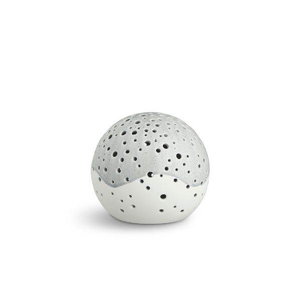 Kahler Kähler Nobili Fyrfadsstage - Grey - H12,5 cm. : Erling Christensen Møbler  : Erling Christensen Møbler