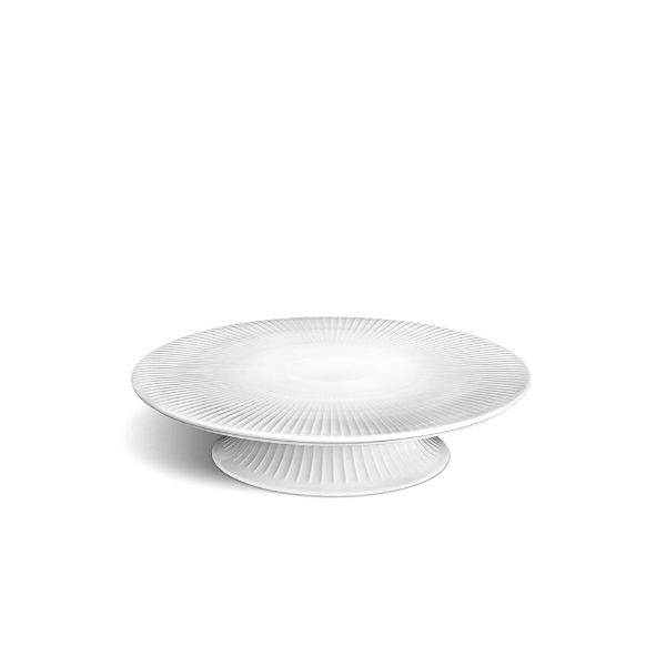 Kahler Kähler Hammershøi Kagefad - Hvid - Ø30 cm. : Erling Christensen Møbler  : Erling Christensen Møbler