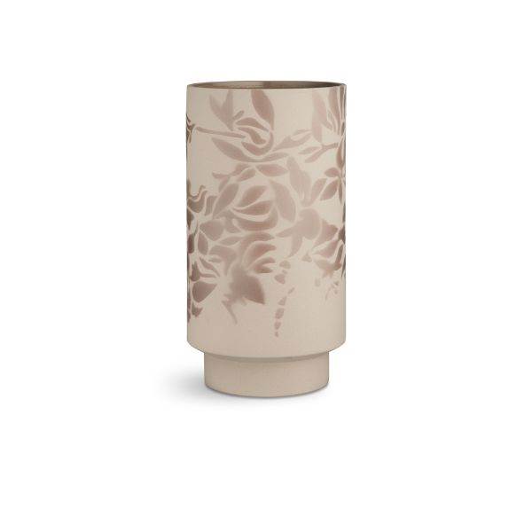 Kahler Kähler Kabell Vase - Dusty Rose - H26,5 cm. : Erling Christensen Møbler  : Erling Christensen Møbler