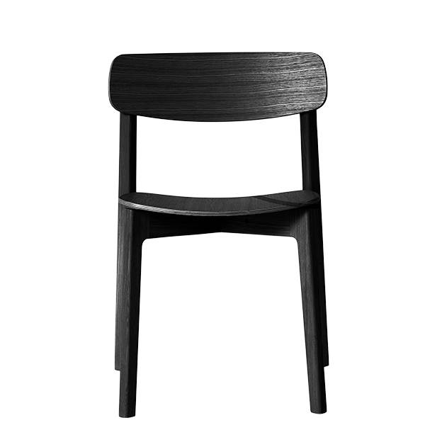 Andersen Furniture Anch stol - Eg - Sort mat lak  : Erling Christensen Møbler