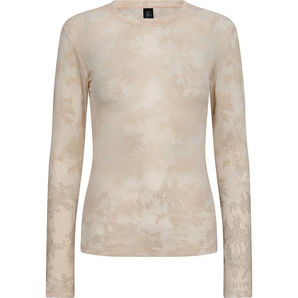HYPE THE DETAiL lace blouse - Nude  : Erling Christensen Møbler