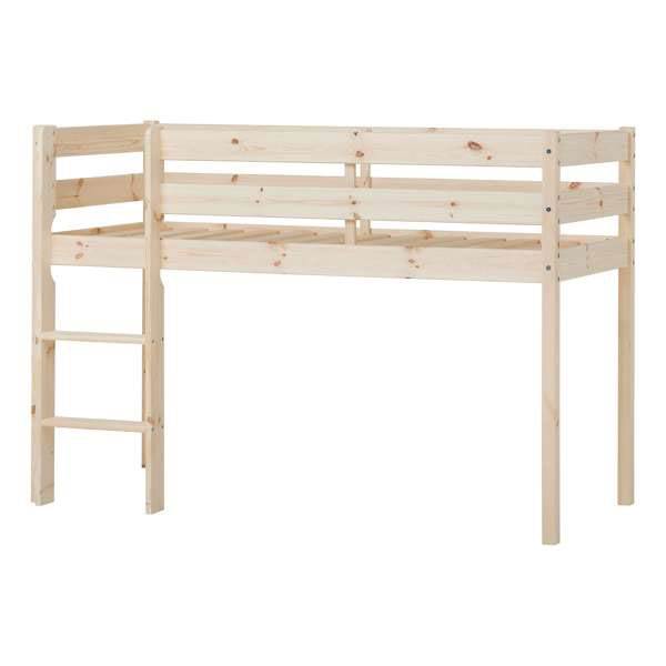 Hoppekids ECO Comfort halvhøj seng 70x160 cm - Natur Natur : Erling Christensen Møbler