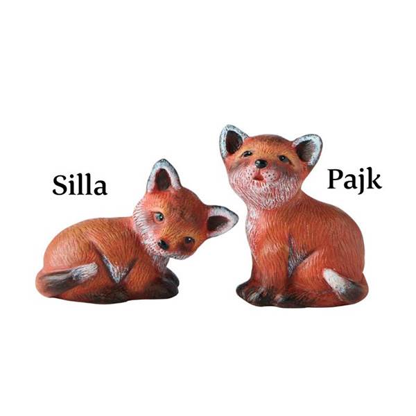 Klarborg ræveunger Silla & Pjak  : Erling Christensen Møbler