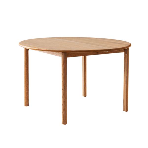 Findahl by Hammel Noor spisebord m. udtræk, Ø120 cm - massiv eg olieret  : Erling Christensen Møbler