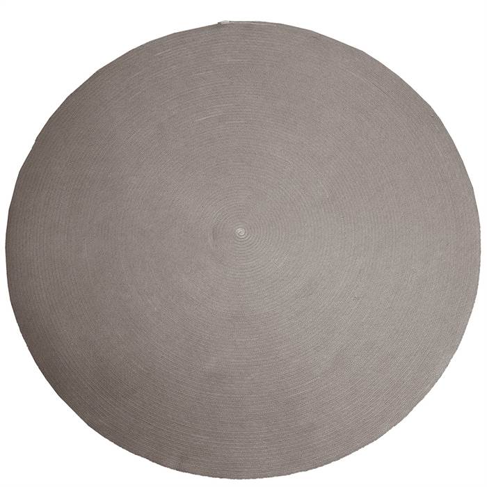 Cane-Line Circle udendørstæppe - Taupe - Ø200 cm  : Erling Christensen Møbler