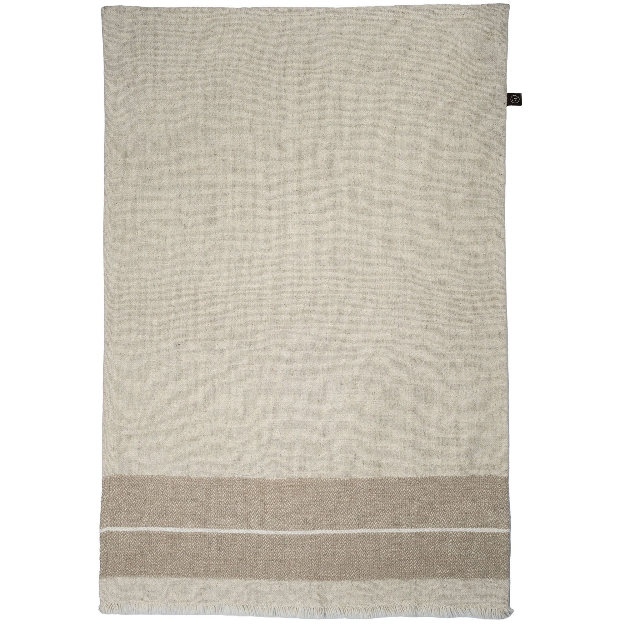 Ernst Viskestykke 47 x 70, hvid/beige