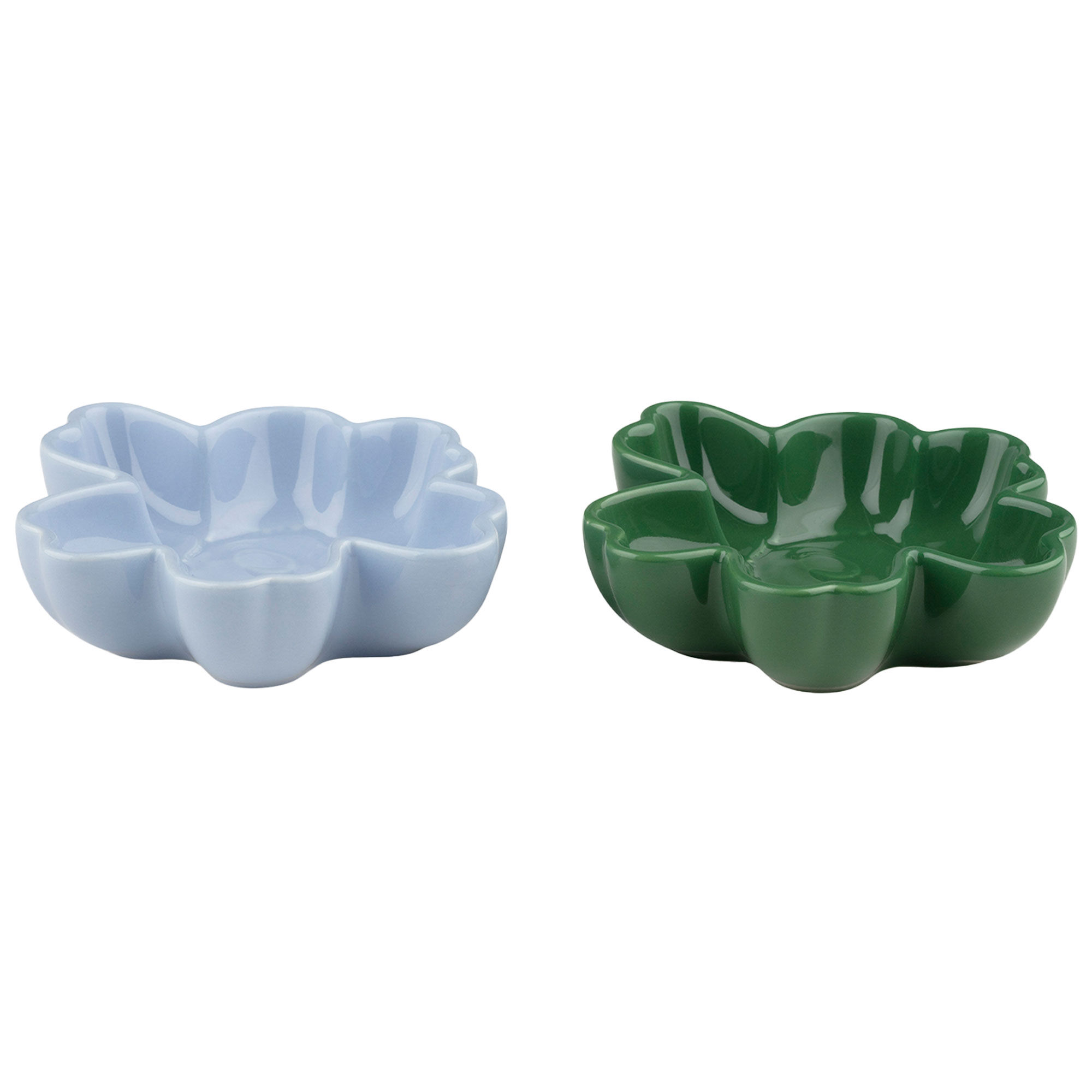 Marimekko Unikko skål 11 cm 2-pak, lyseblå/grøn