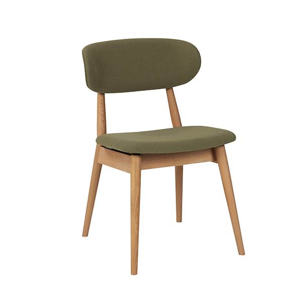 PBJ Designhouse PBJ Alius spisebordsstol - Lakeret eg - Stof : Erling Christensen Møbler : Erling Christensen Møbler