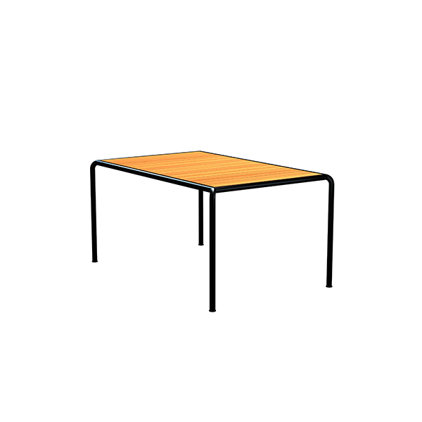 HOUE Avanti havebord i træ 153 x 98 cm - Pine black  : Erling Christensen Møbler