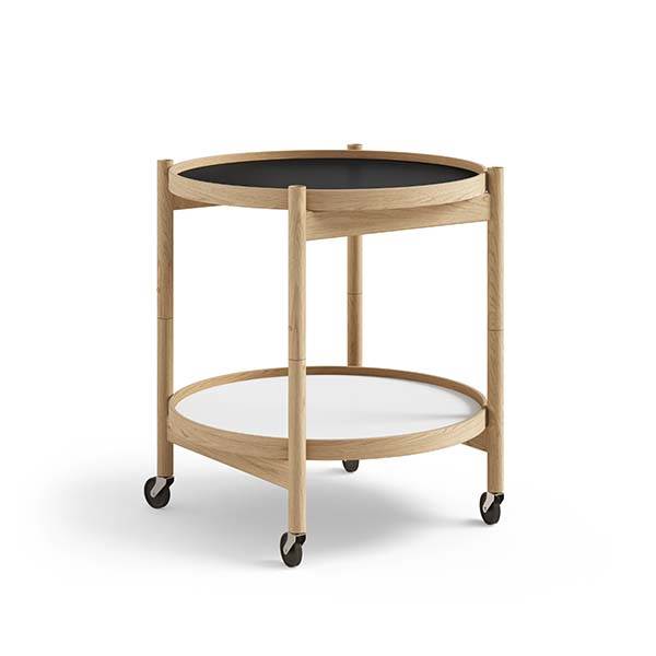 Brdr. Krüger Bølling bakkebord 50 cm. - eg olie - Bakke 1: Base / Bakke 2: Base  : Erling Christensen Møbler