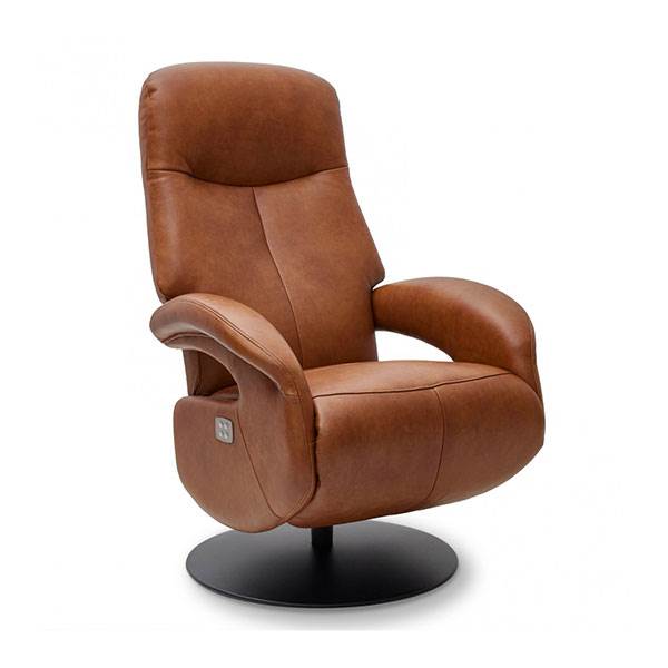 Erling Christensen Møbler Bull Recliner stol i cognac læder : Erling Christensen Møbler  : Erling Christensen Møbler