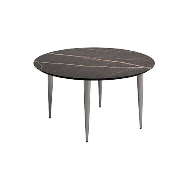 Thomsen Furniture - Katrine sofabord - Ø128 cm - Laminat - Bøg lak - 40 cm : Erling Christensen Møbler