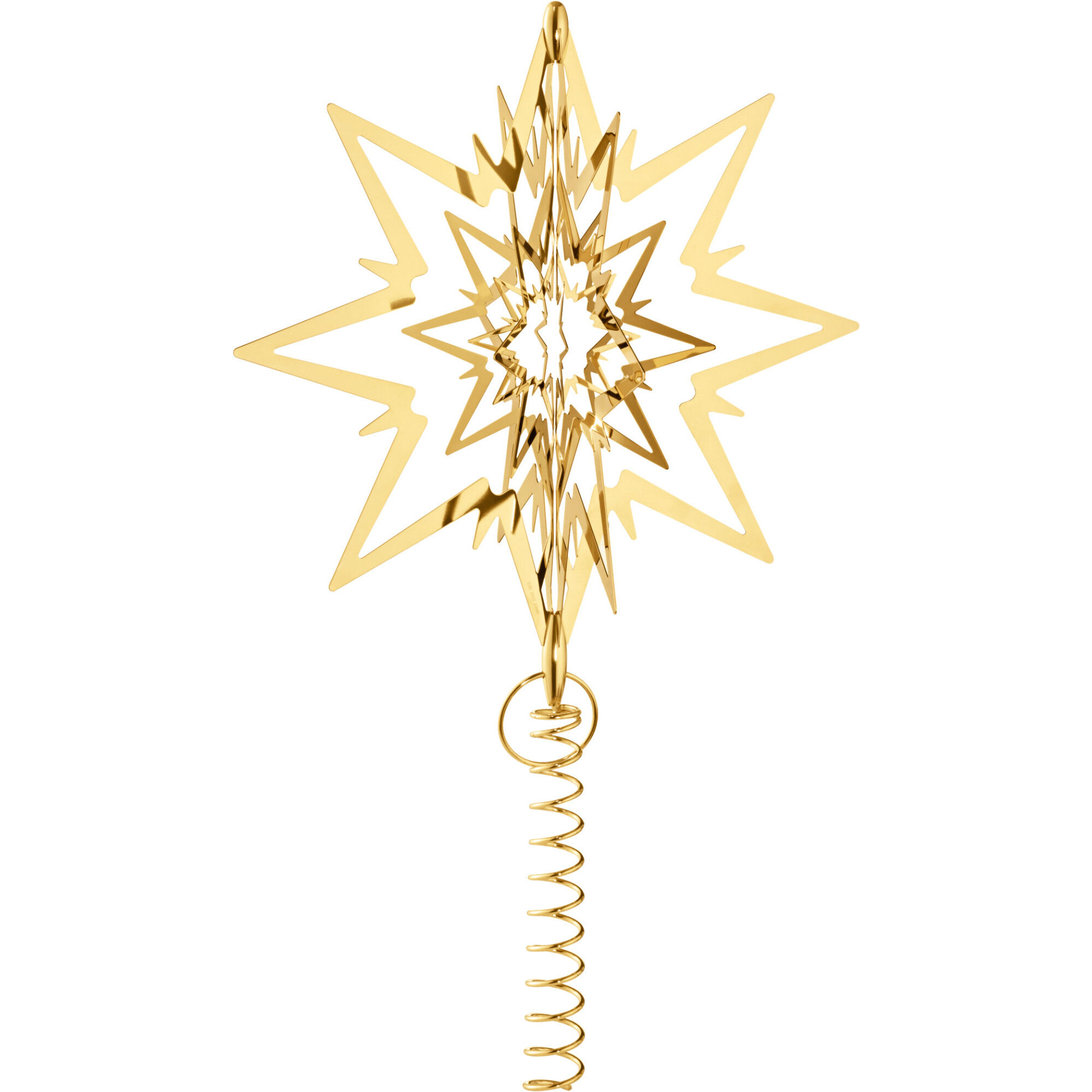 Georg jensen Juletræsstjerne guld stor