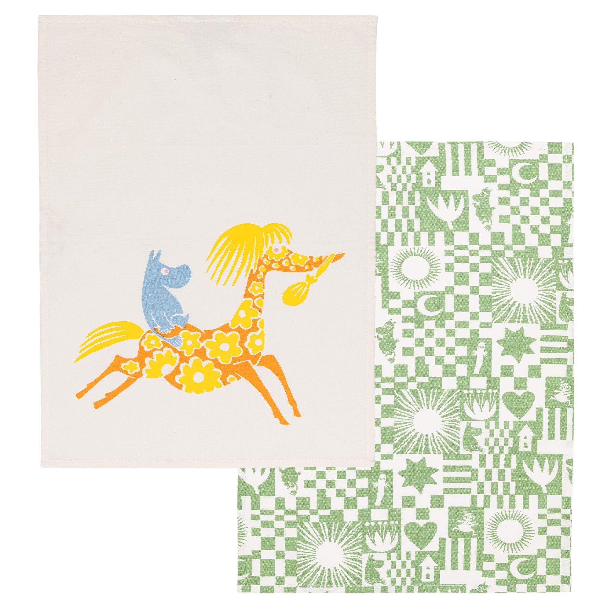 Arabia Mumin Fest Viskestykke 50x70 cm, 2 stk.