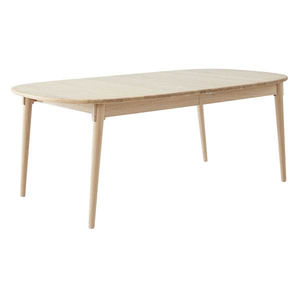 Findahl by Hammel Miro spisebord, 184x106 cm, massiv eg - sæbebehandlet  : Erling Christensen Møbler